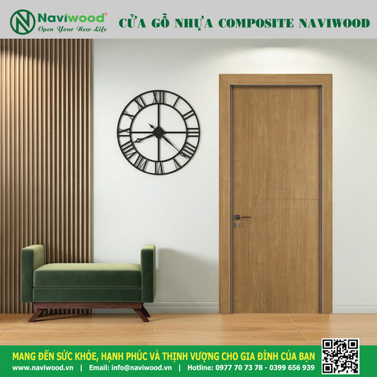 Cửa gỗ nhựa composite NW245: Siêu bền, siêu cách âm