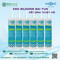 Keo Silicone Acrylic BAI YUN SA151: Khô nhanh, chống thấm - Cửa gỗ nhựa Naviwood