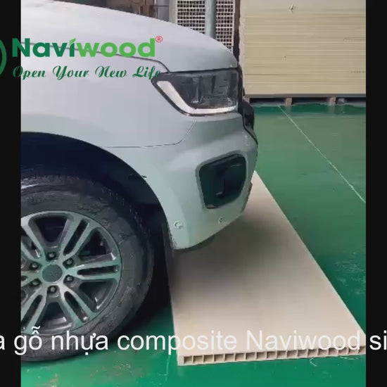 Video thử chịu lực cửa gỗ nhựa composite Naviwood