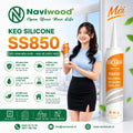 Keo Silicone Baiyun trung tính SS850: Sản phẩm cao cấp - Cửa gỗ nhựa Naviwood