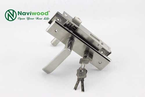 Khóa cửa đi Inox 304 - Cửa gỗ nhựa Naviwood